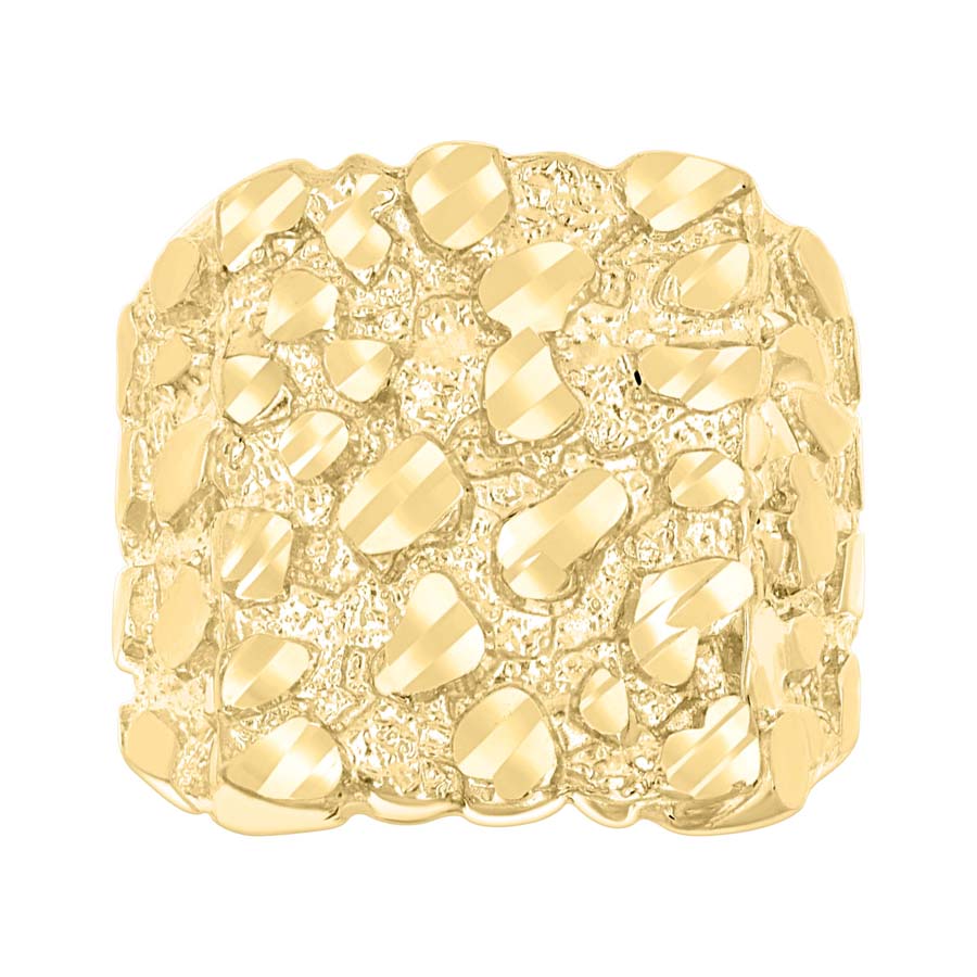 10K Gold Nugget Ring S11