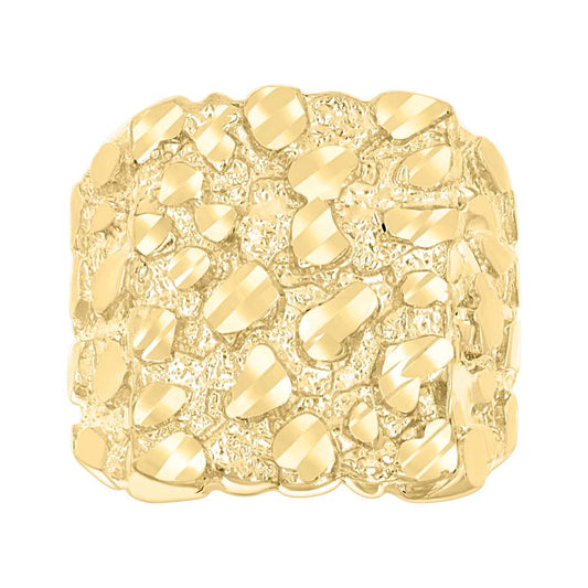 10K Gold Nugget Ring S11