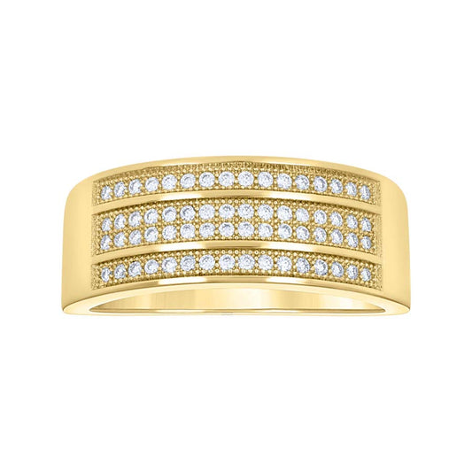 14Kt Gold Moissanite Ring S9