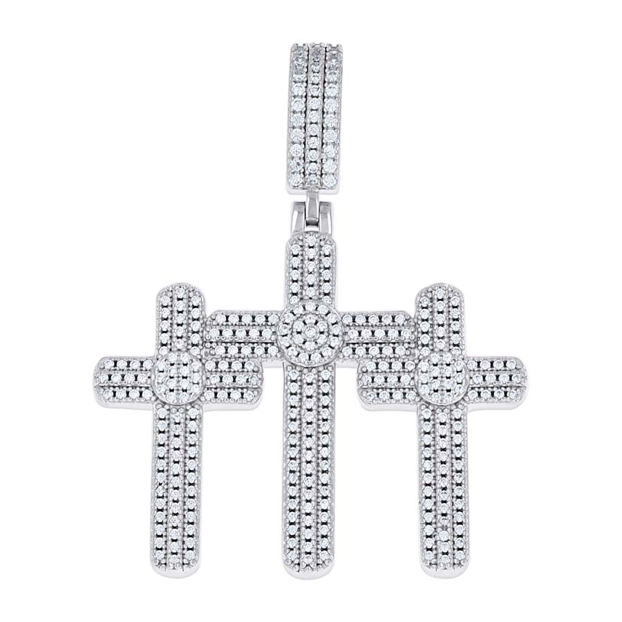 925 Sterling Silver Moissanite Pendant