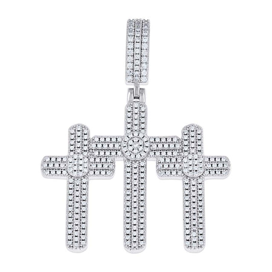 925 Sterling Silver Moissanite Pendant