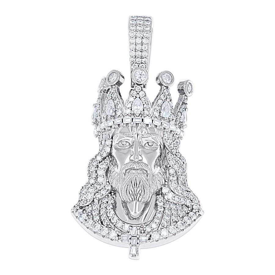 925 Sterling Silver Moissanite Pendant