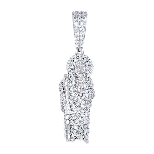 925 Sterling Silver Moissanite Pendant
