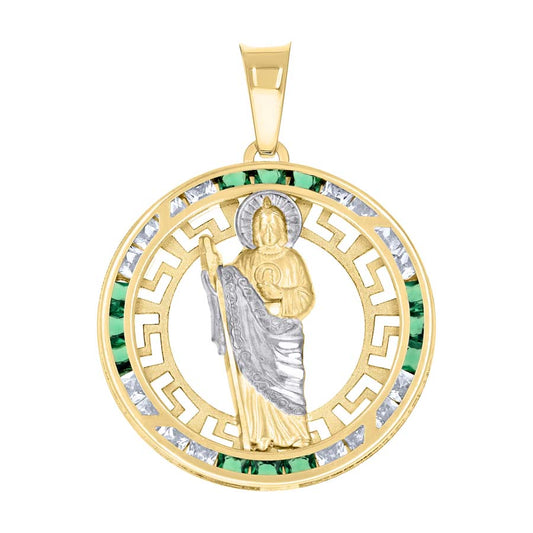 14Kt Gold Cz Pendant