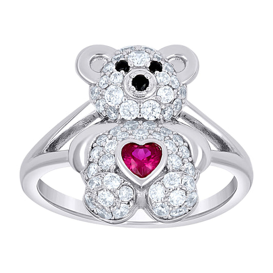 925 Sterling Silver Cz Ring S6-S10