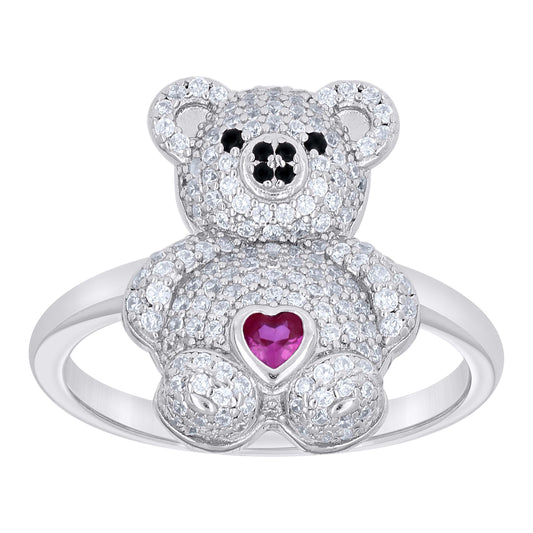 925 Sterling Silver Cz Ring S7-S10