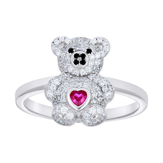 925 Sterling Silver Cz Ring S7-S10