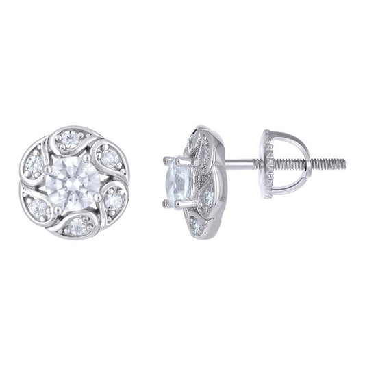 925 Sterling Silver Cz Earrings