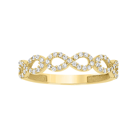 10Kt Gold Turkish Cz Ring