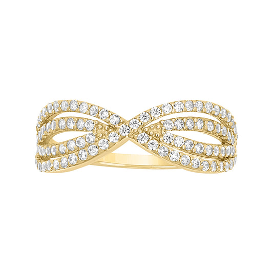 10Kt Gold Turkish Cz Ring