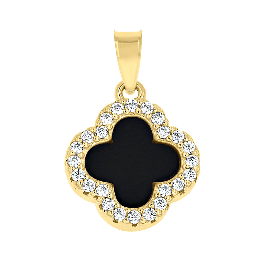 925 Sterling Silver Cz Pendant 13mm
