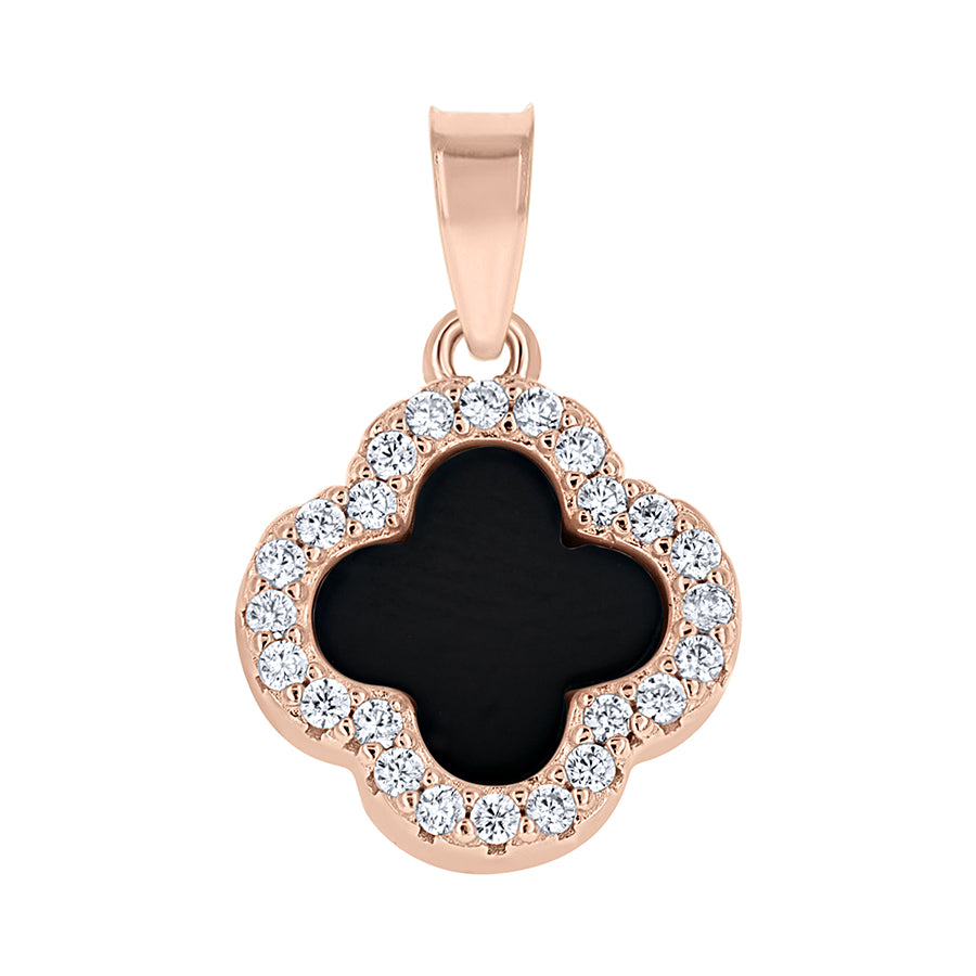 925 Sterling Silver Cz Pendant 13mm