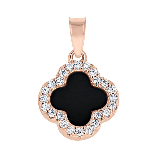 925 Sterling Silver Cz Pendant 13mm