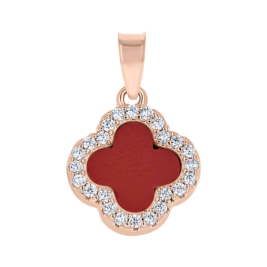 925 Sterling Silver Cz Pendant 13mm
