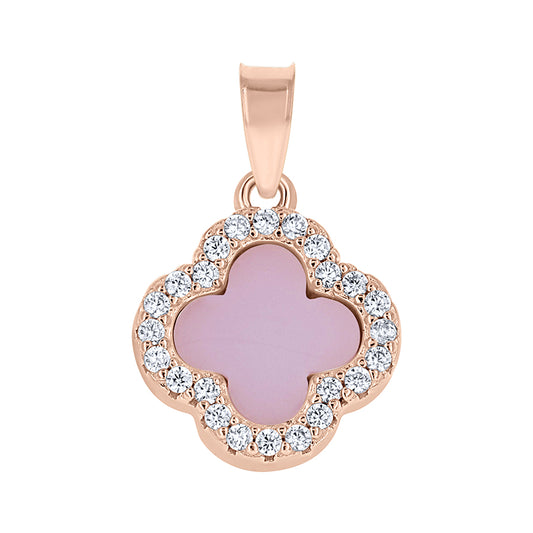 925 Sterling Silver Cz Pendant 13mm