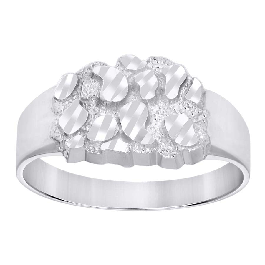 925 Sterling Silver Nugget Ring