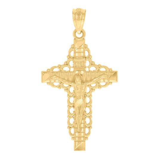 10Kt-Gold Cross Pendant