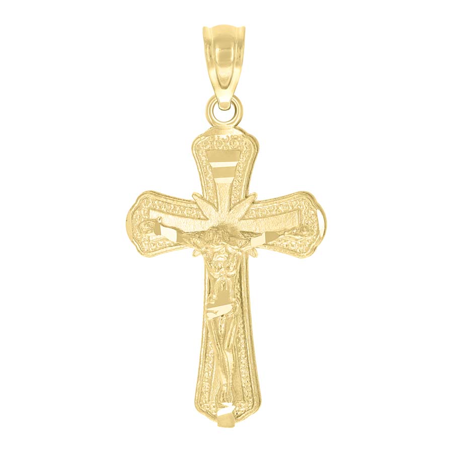 10Kt-Gold Cross Pendant