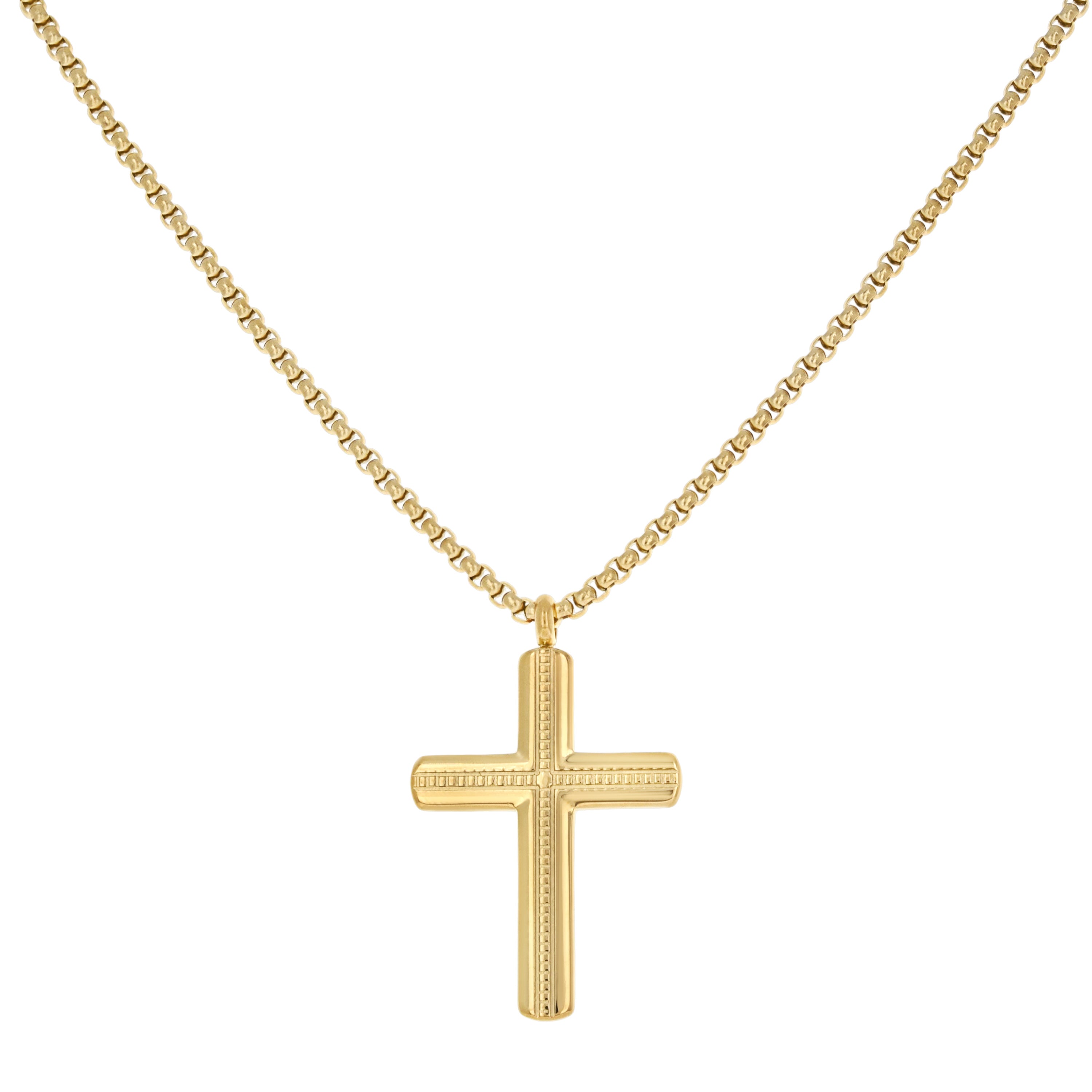 Stainless Steel Pendant With Necklace Chain 20"