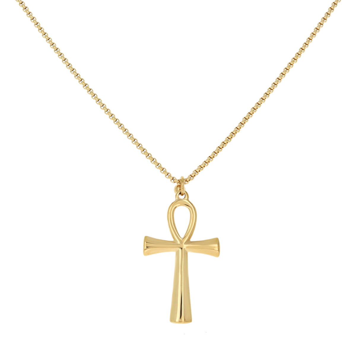 Stainless Steel Pendant With Necklace Chain 24"