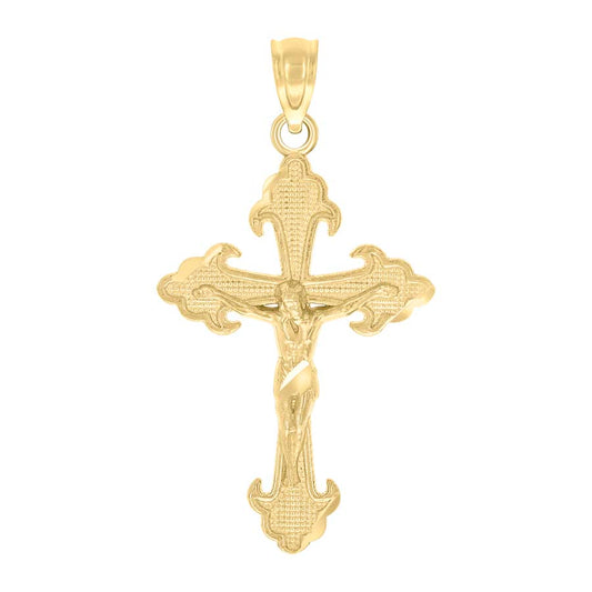 10Kt-Gold Cross Pendant