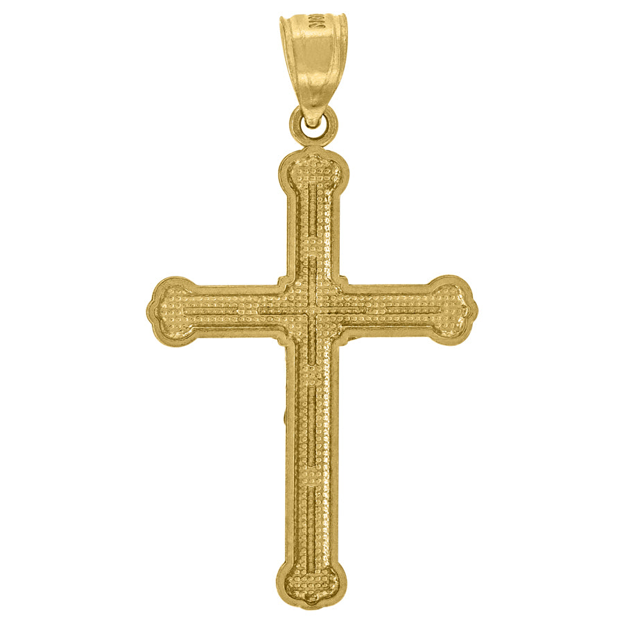 10Kt-Gold Cross Pendant