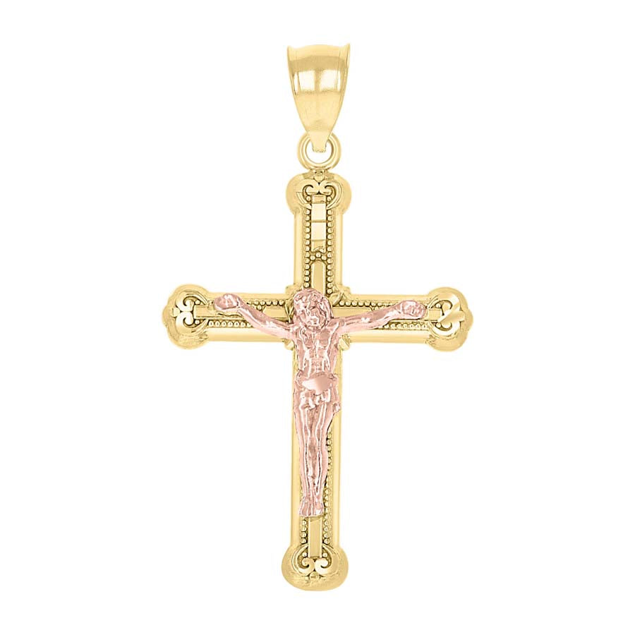 10Kt-Gold Cross Pendant
