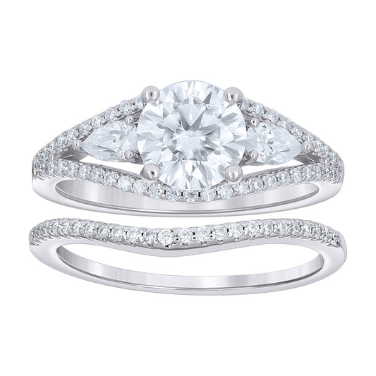 925 Sterling Silver Moissanite Ring