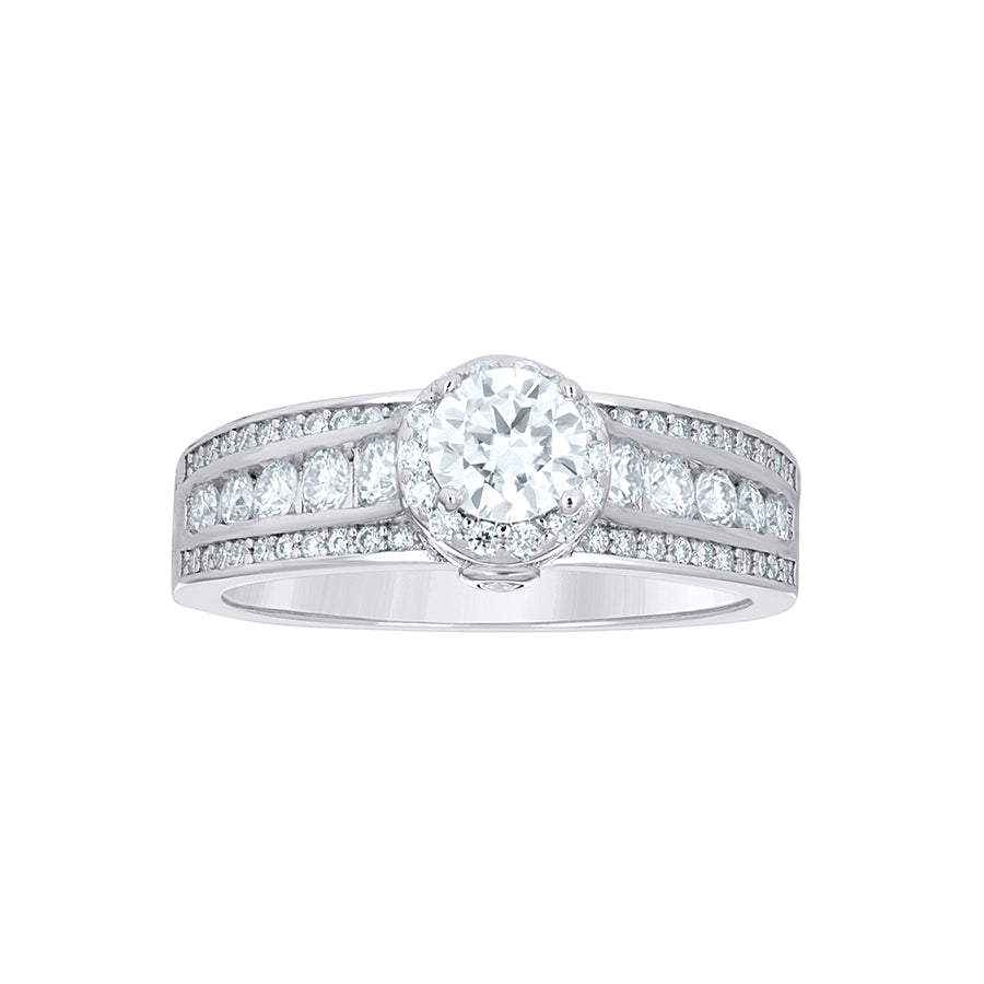 925 Sterling Silver Moissanite Ring