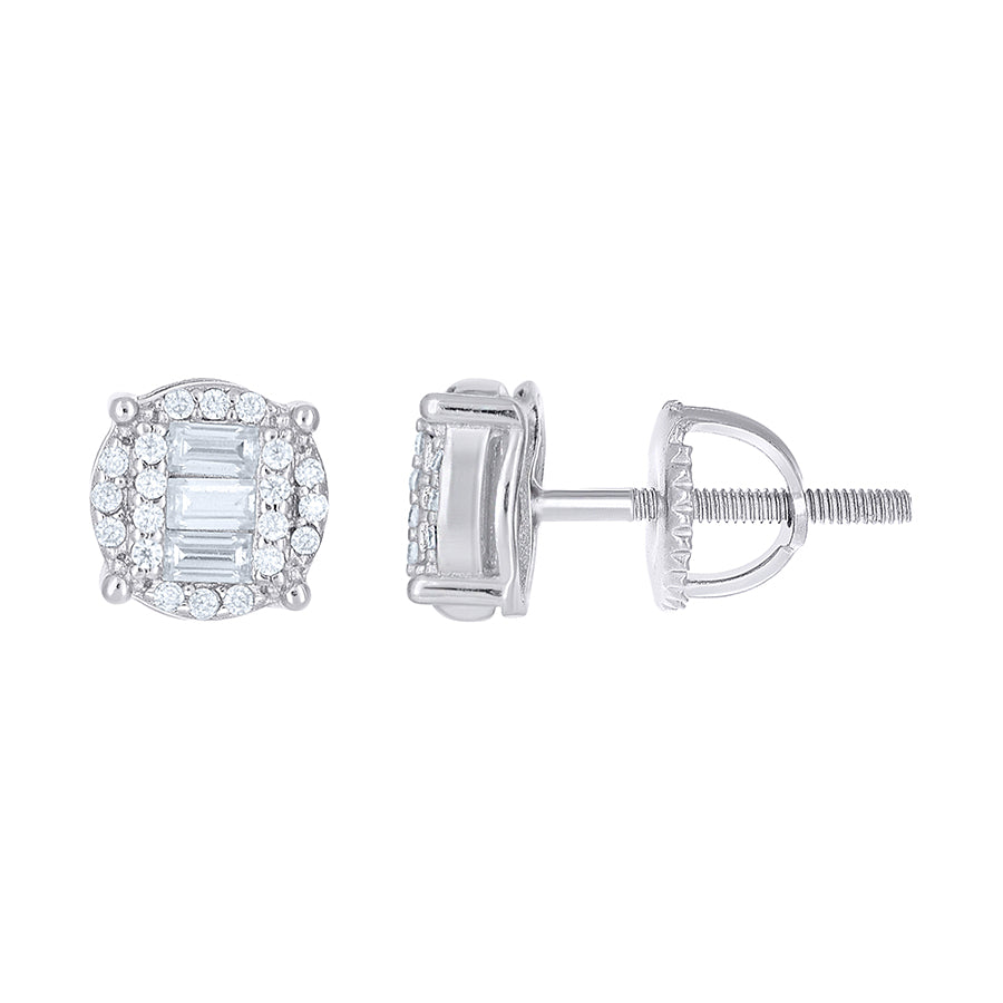 925 Sterling Silver Cz Earrings