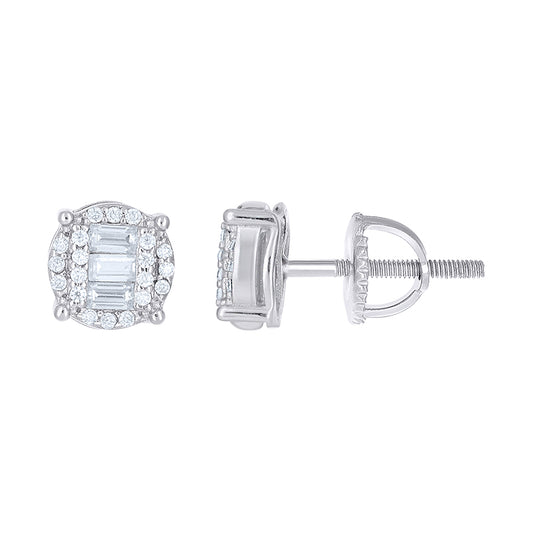 925 Sterling Silver Cz Earrings