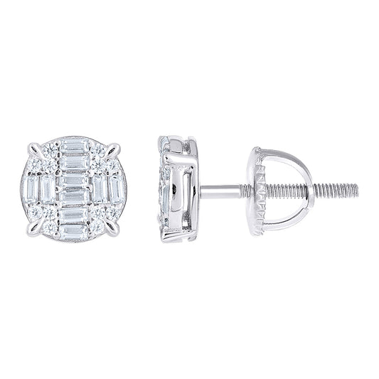 925 Sterling Silver Cz Earrings