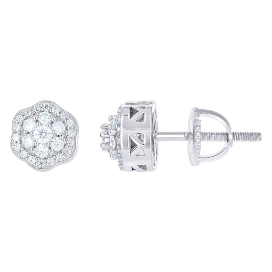 925 Sterling Silver Cz Earrings