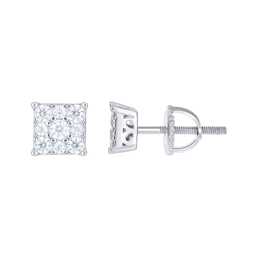925 Sterling Silver Cz Earrings