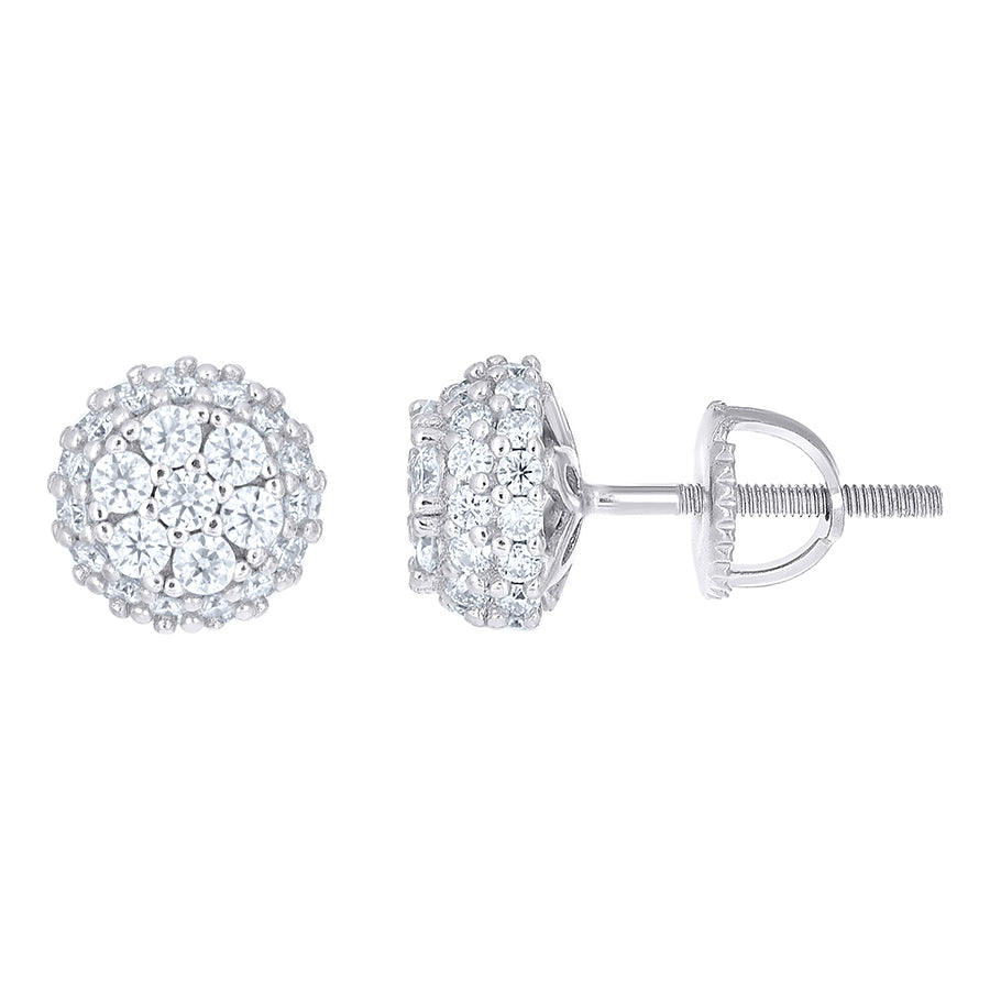 925 Sterling Silver Cz Earrings