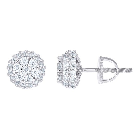 925 Sterling Silver Cz Earrings
