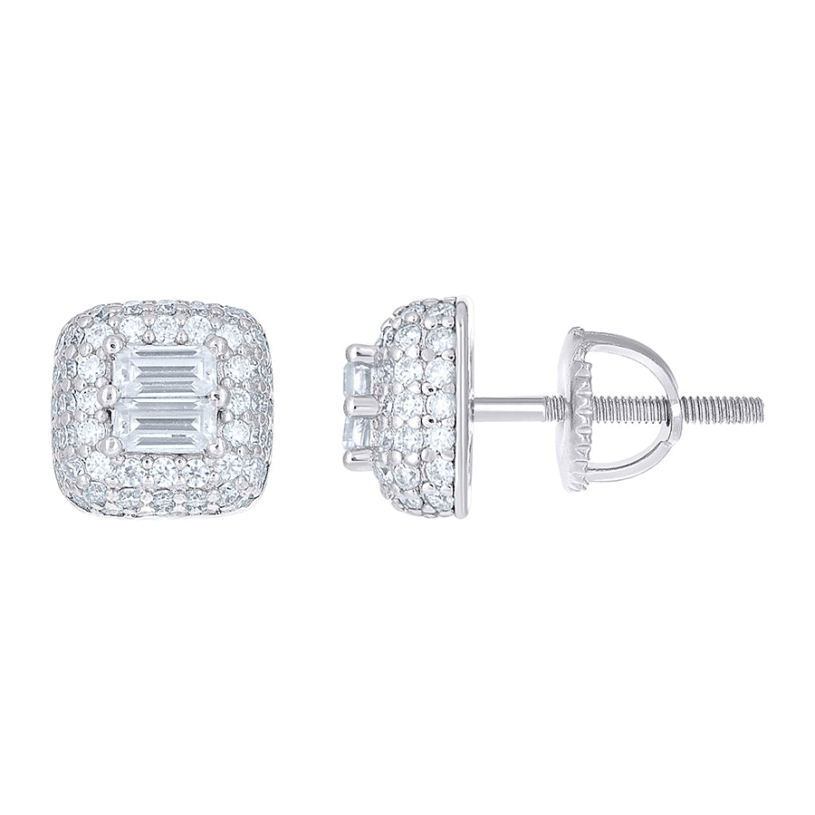 925 Sterling Silver Cz Earrings