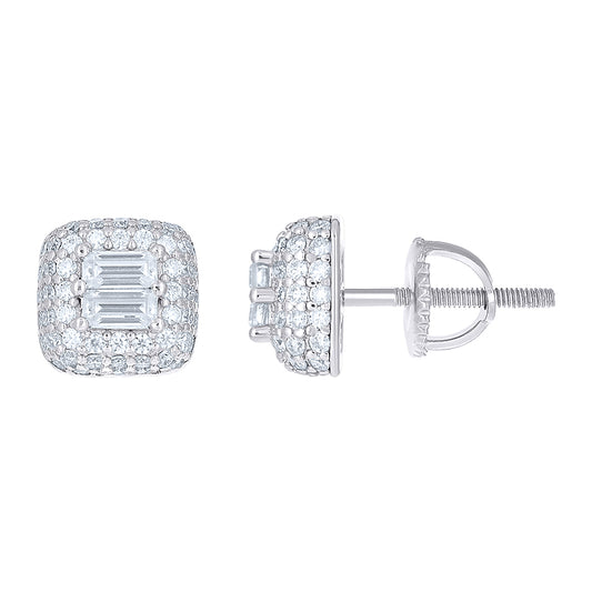 925 Sterling Silver Cz Earrings