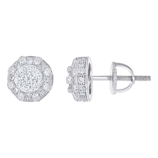 925 Sterling Silver Cz Earrings