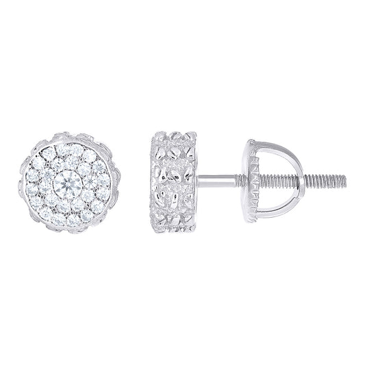 925 Sterling Silver Cz Earrings