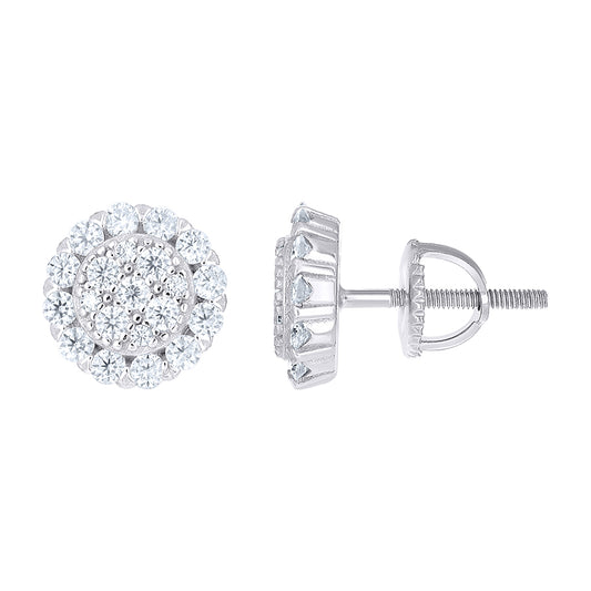 925 Sterling Silver Cz Earrings