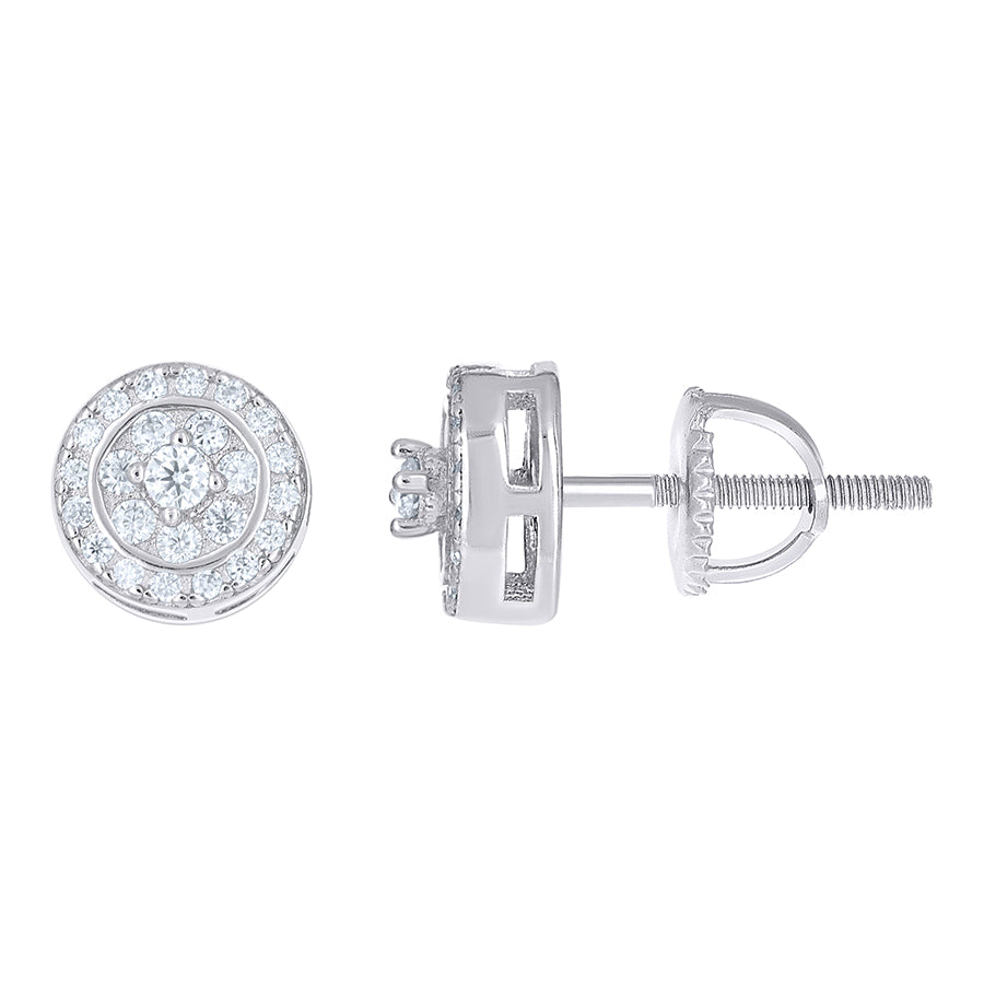 925 Sterling Silver Cz Earrings