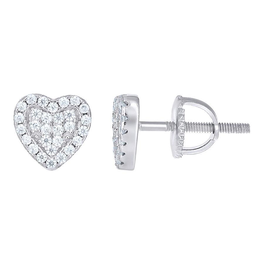 925 Sterling Silver Cz Earrings