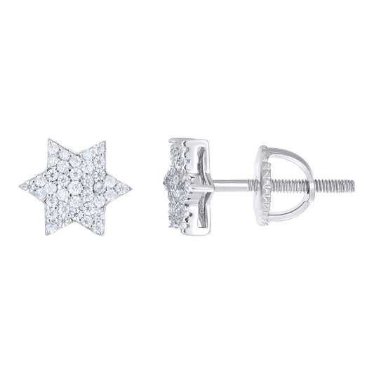 925 Sterling Silver Moissanite Stud Earrings
