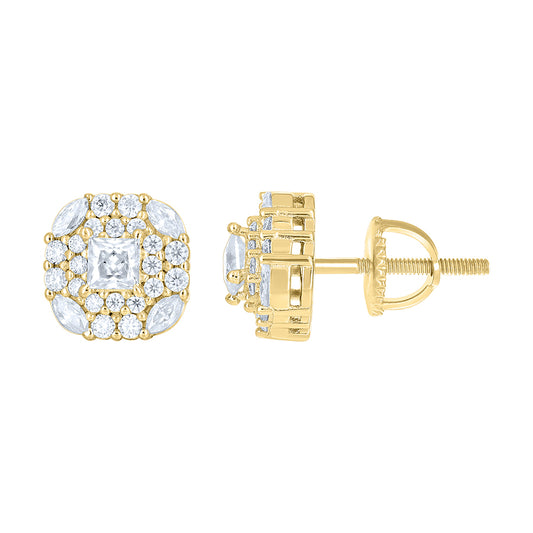 925 Sterling Silver Cz Earrings