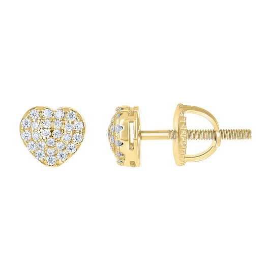 925 Sterling Silver Moissanite Stud Earrings
