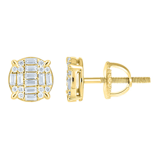 925 Sterling Silver Moissanite Stud Earrings