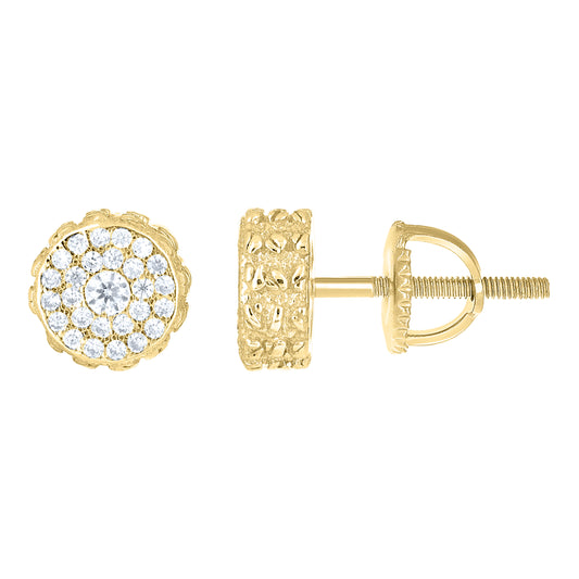925 Sterling Silver Moissanite Stud Earrings