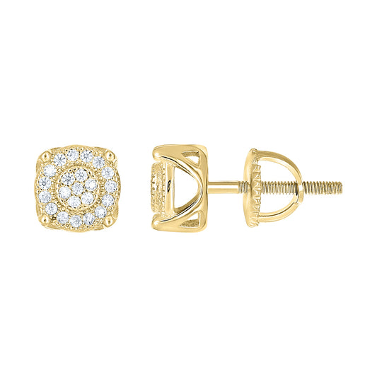 925 Sterling Silver Moissanite Stud Earrings