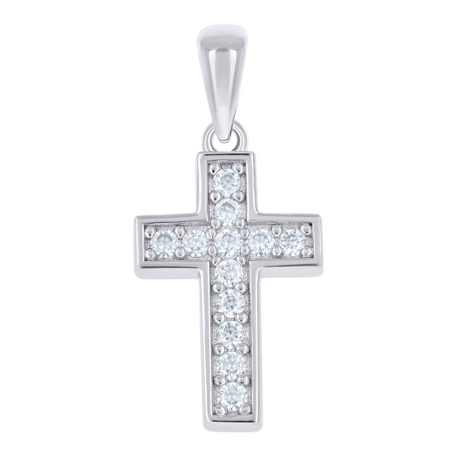 925 Sterling Silver Moissanite Pendant